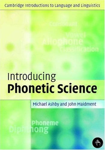 Tapa de Introducing phonetic science