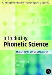 Tapa de Introducing phonetic science