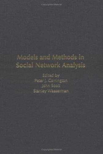 Tapa de Models and Methods in Social Network Analysis (Structural Analysis in the Social Sciences)