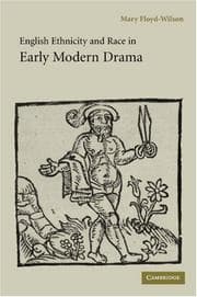 Tapa de English ethnicity and race in early modern drama