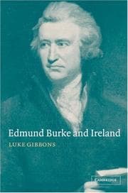 Tapa de Edmund Burke and Ireland