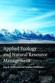 Tapa de Applied Ecology and Natural Resource Management