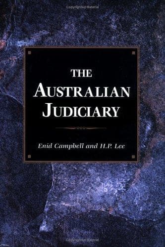 Tapa de The Australian judiciary