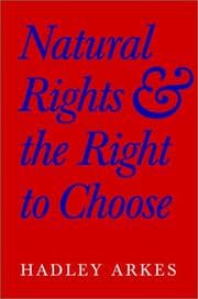 Tapa de Natural Rights and the Right to Choose