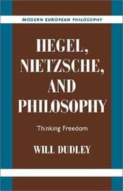 Tapa de Hegel, Nietzsche, and Philosophy