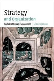 Tapa de Strategy and organization