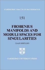 Tapa de Frobenius manifolds and moduli spaces for singularities