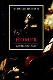 Tapa de The Cambridge companion to Homer