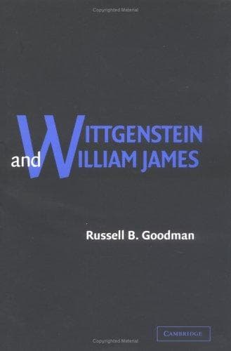Tapa de Wittgenstein and William James