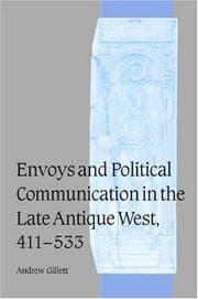 Tapa de Envoys and political communication in the late antique West, 411-533