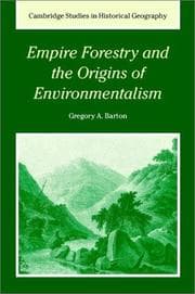 Tapa de Empire forestry and the origins of environmentalism