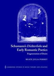Tapa de Schumann's Dichterliebe and Early Romantic Poetics
