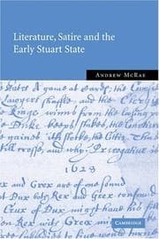 Tapa de Literature, satire, and the early Stuart state
