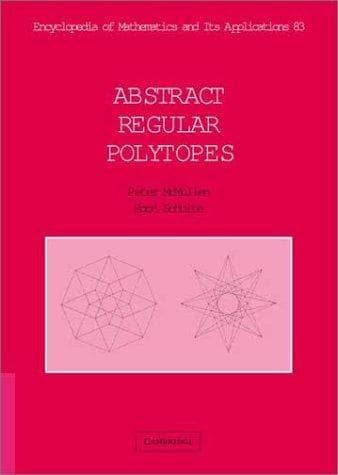 Tapa de Abstract regular polytopes