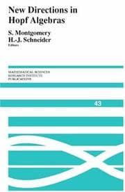 Tapa de New directions in Hopf algebras