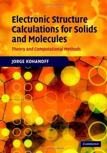 Tapa de Electronic Structure Calculations for Solids and Molecules
