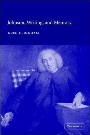 Tapa de Johnson, Writing, and Memory