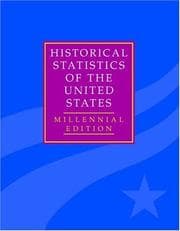 Tapa de Historical statistics of the United States