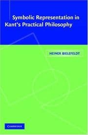 Tapa de Symbolic Representation in Kant's Practical Philosophy