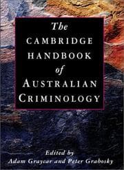 Tapa de The Cambridge handbook of Australian criminology