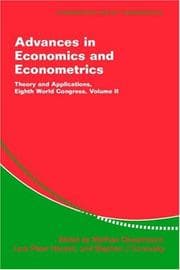 Tapa de Advances in Economics and Econometrics Vol. 2
