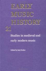 Tapa de Early Music History