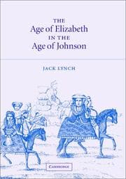 Tapa de The age of Elizabeth in the age of Johnson