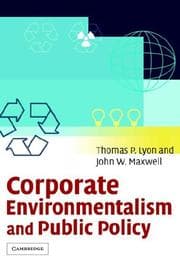 Tapa de Corporate environmentalism and public policy