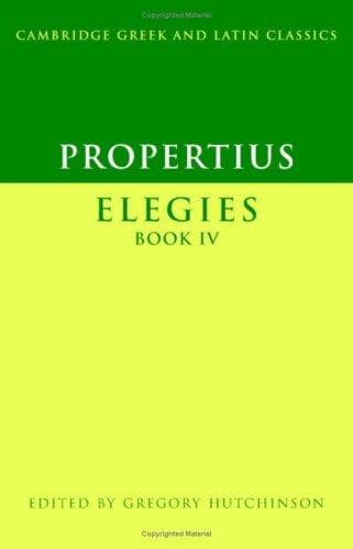 Tapa de Propertius
