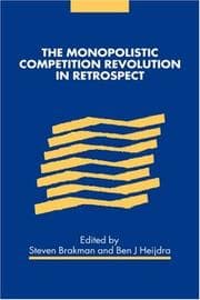 Tapa de The monopolistic competition revolution in retrospect