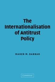 Tapa de The internationalisation of antitrust policy