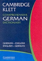 Tapa de Cambridge Klett Comprehensive German Dictionary