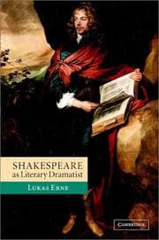 Tapa de Shakespeare as Literary Dramatist