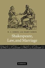 Tapa de Shakespeare, law, and marriage
