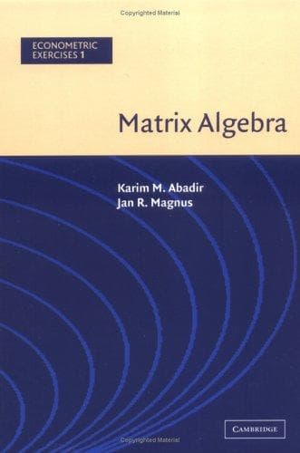 Tapa de Matrix Algebra