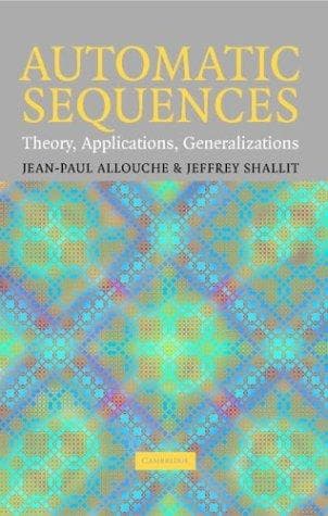 Tapa de Automatic sequences