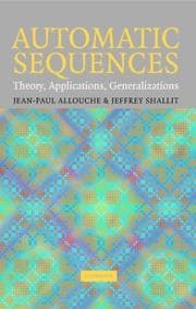 Tapa de Automatic sequences