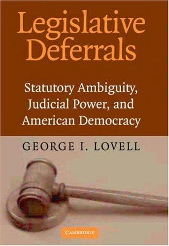 Tapa de Legislative deferrals