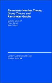 Tapa de Elementary Number Theory, Group Theory and Ramanujan Graphs