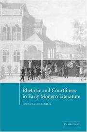 Tapa de Rhetoric and courtliness in early modern literature