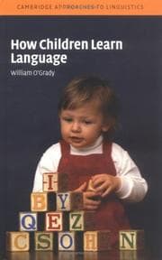 Tapa de How children learn language
