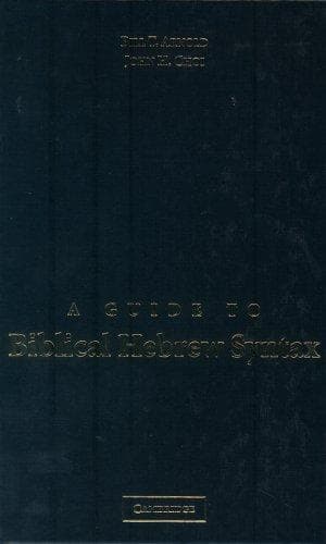 Tapa de Guide to Biblical Hebrew Syntax