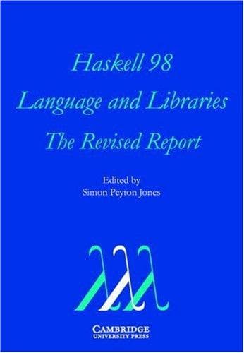 Tapa de Haskell 98 Language and Libraries