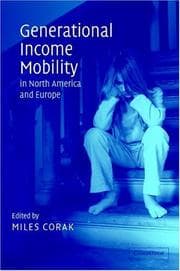 Tapa de Generational Income Mobility in North America and Europe