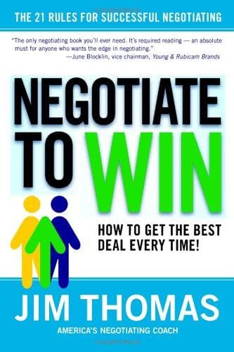 Tapa de Negotiate to Win