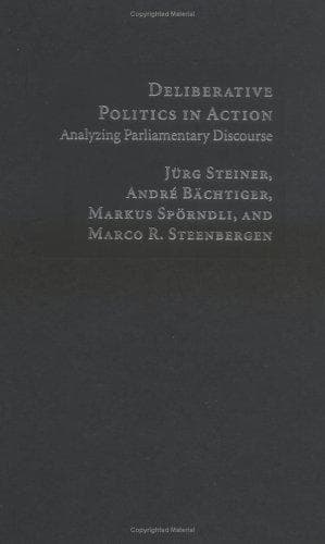 Tapa de Deliberative Politics in Action