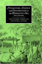 Tapa de Literature, science and exploration in the Romantic era