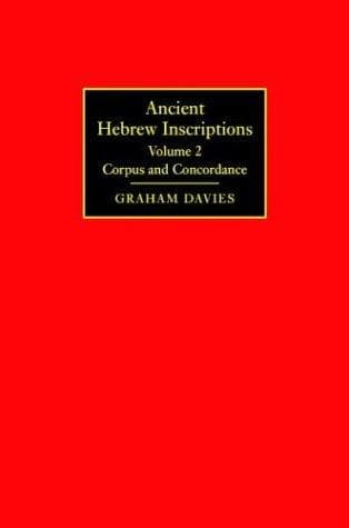 Tapa de Ancient Hebrew inscriptions