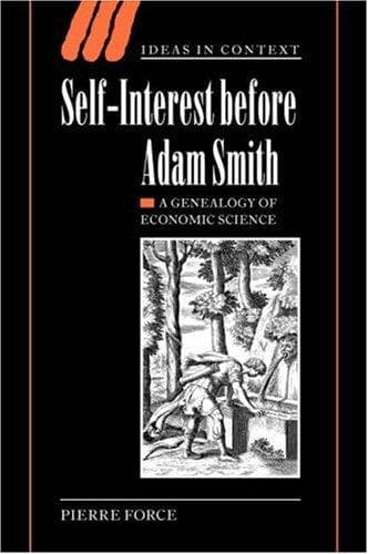Tapa de Self-interest before Adam Smith