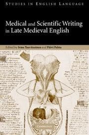 Tapa de Medical and scientific writing in late medieval English